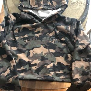 Detroitish Cropped Hoodie